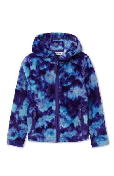 Lands' End Kids'  Girls Softest Fleece Jacket In Purple