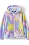 Lands' End Kids'  Girls Softest Fleece Jacket In Soft Pink Ombre