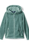 Lands' End Kids'  Girls Softest Fleece Jacket In Teal