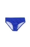 Lands' End Babies'  Girls Swim Bikini Bottoms In Blue