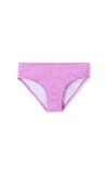 Lands' End Babies'  Girls Swim Bikini Bottoms In Rose