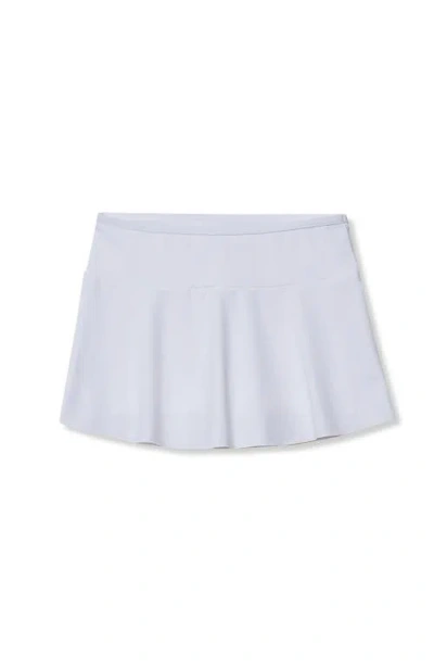Lands' End Kids'  Girls Swimmini Swim Skirt In White