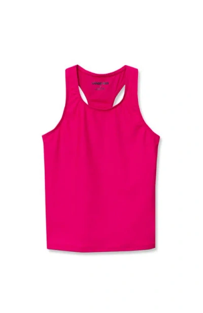 Lands' End Kids'  Girls Tankini Swimsuit Top In Pink