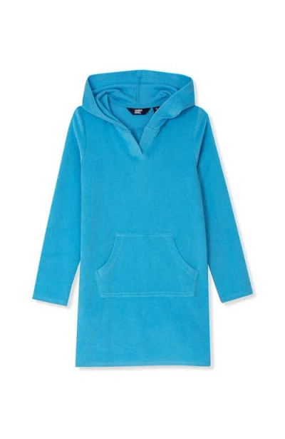 Lands' End Kids'  Girls Terry Pullover Cover-up In Turquoise