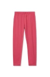 Lands' End Kids'  Girls Thermal Base Layer Long Underwear Thermaskin Pants In Pink