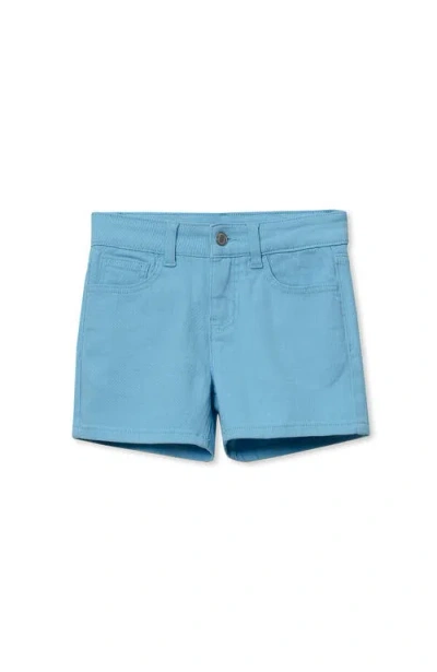 Lands' End Kids'  Girls Twill 5 Pocket Shorts In Blue