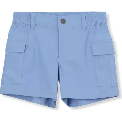 Lands' End Kids'  Girls Woven Utility Shorts In Robins Egg