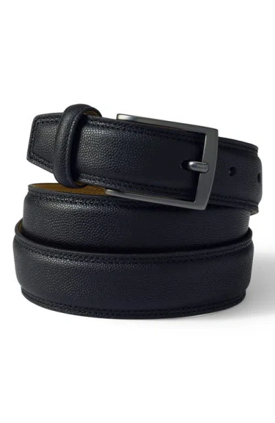 Lands' End Glove Leather Belt In Black