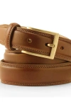 Lands' End Glove Leather Belt In Chestnut