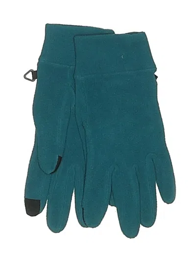 Pre-owned Lands' End Gloves In Blue