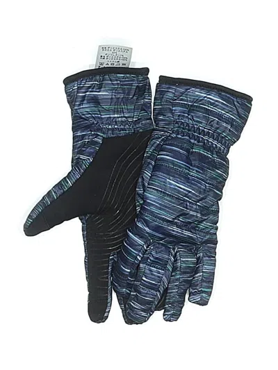 Pre-owned Lands' End Gloves In Blue