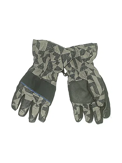 Pre-owned Lands' End Gloves In Gray