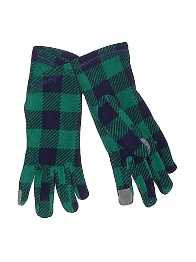 Pre-owned Lands' End Gloves In Green