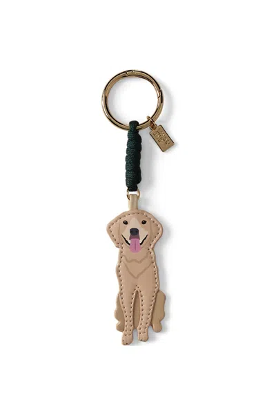 Lands' End Golden Retriever Bag Charm In Gray