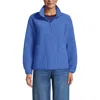 Lands' End Half Zip Cozy High Pile Fleece Pullover In Blue