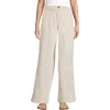 Lands' End High Rise Soft Denim Pleated Wide Leg Trousers