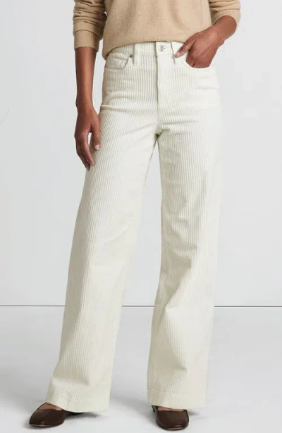 Lands' End High Rise Wide Leg Corduroy Pants In Brown
