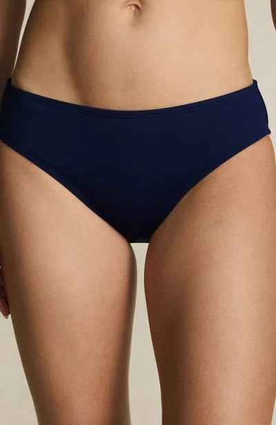 Lands' End Hipster Bikini Bottoms In Blue