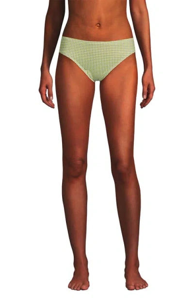Lands' End Hipster Bikini Bottoms In Green