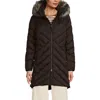 Lands' End Insulated Cozy Fleece Lined Primaloft Coat In Brown
