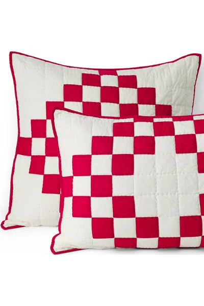 Lands' End Irish Chain Quilt Sham In Multi