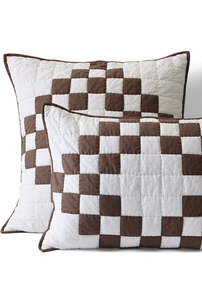 Lands' End Irish Chain Quilt Sham
