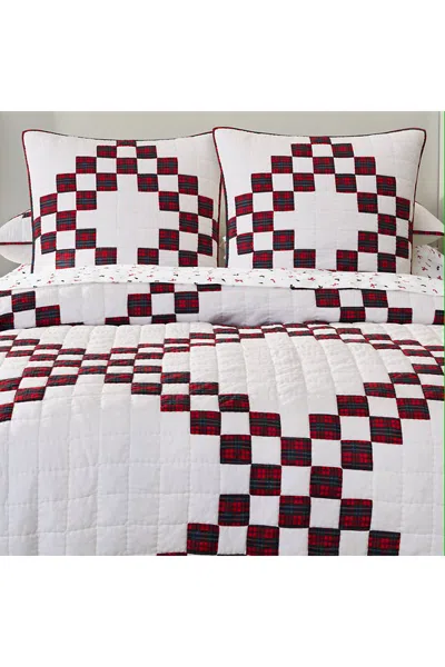 Lands' End Irish Chain Quilt Sham In Multi