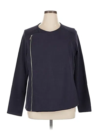 Pre-owned Lands' End Jacket In Blue