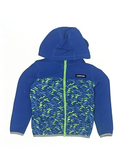 Pre-owned Lands' End Kids'  Jacket In Blue