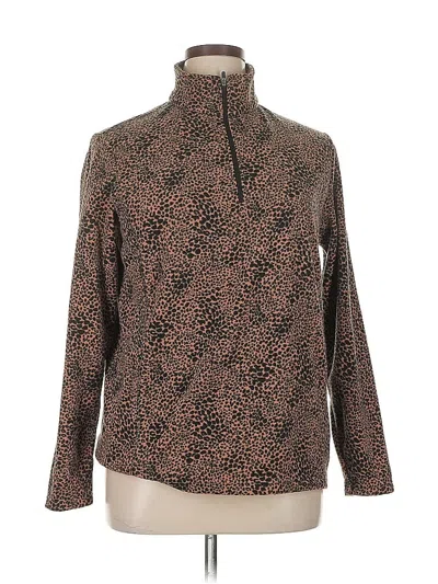 Pre-owned Lands' End Jacket In Brown