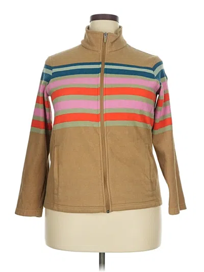 Pre-owned Lands' End Jacket In Brown