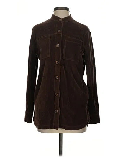 Pre-owned Lands' End Jacket In Brown