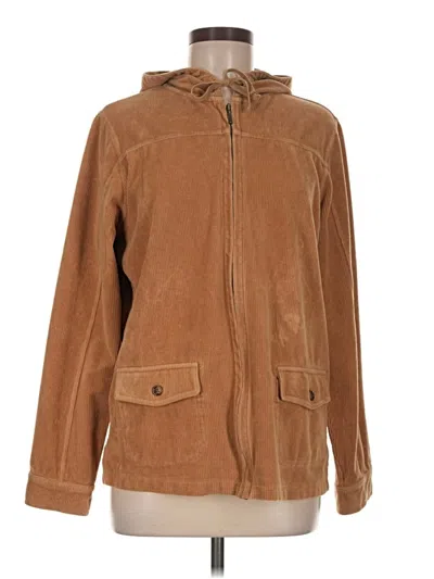 Pre-owned Lands' End Jacket In Brown