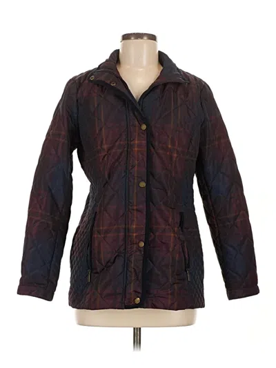 Pre-owned Lands' End Jacket In Burgundy