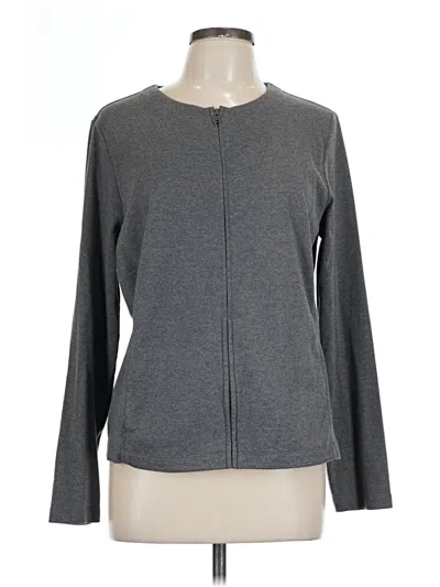 Pre-owned Lands' End Jacket In Gray