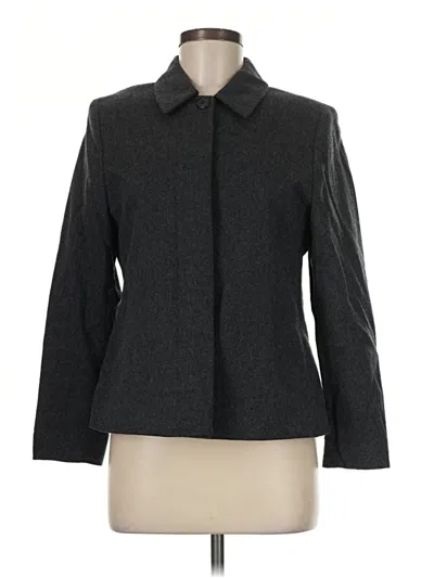 Pre-owned Lands' End Jacket In Gray