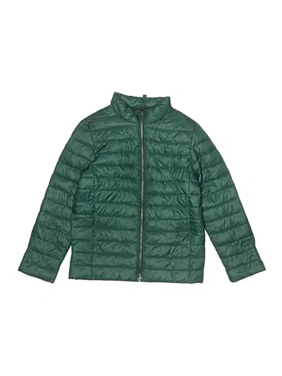 Pre-owned Lands' End Kids'  Jacket In Green