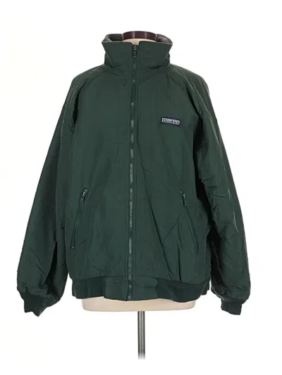 Pre-owned Lands' End Jacket In Green