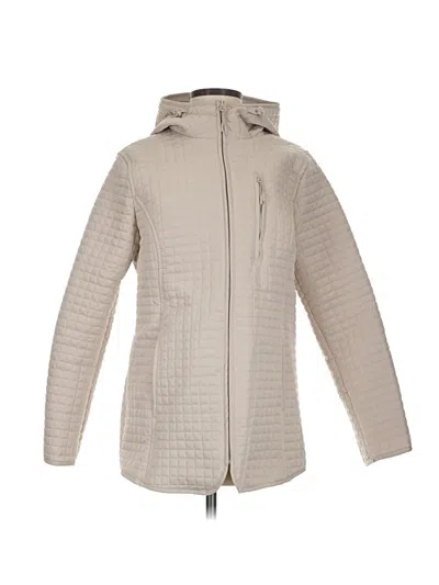 Pre-owned Lands' End Jacket In Ivory