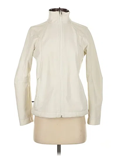 Pre-owned Lands' End Jacket In Ivory