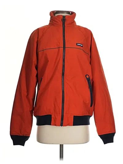 Pre-owned Lands' End Jacket In Orange