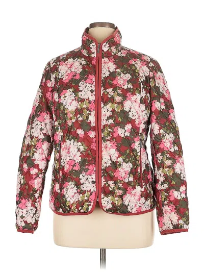 Pre-owned Lands' End Jacket In Pink