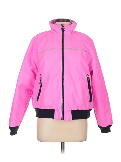 Pre-owned Lands' End Jacket In Pink
