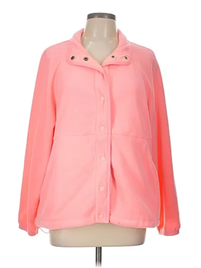 Pre-owned Lands' End Jacket In Pink