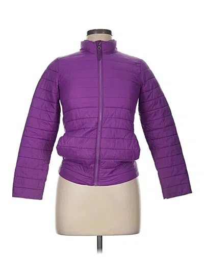 Pre-owned Lands' End Jacket In Purple