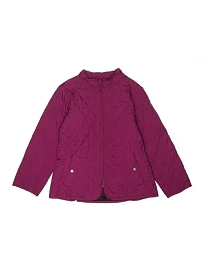 Pre-owned Lands' End Kids'  Jacket In Purple