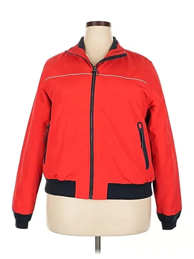 Pre-owned Lands' End Jacket In Red