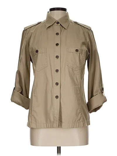 Pre-owned Lands' End Jacket In Tan