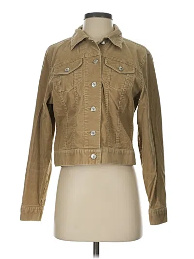 Pre-owned Lands' End Jacket In Tan