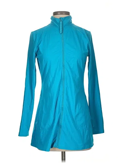 Pre-owned Lands' End Jacket In Teal